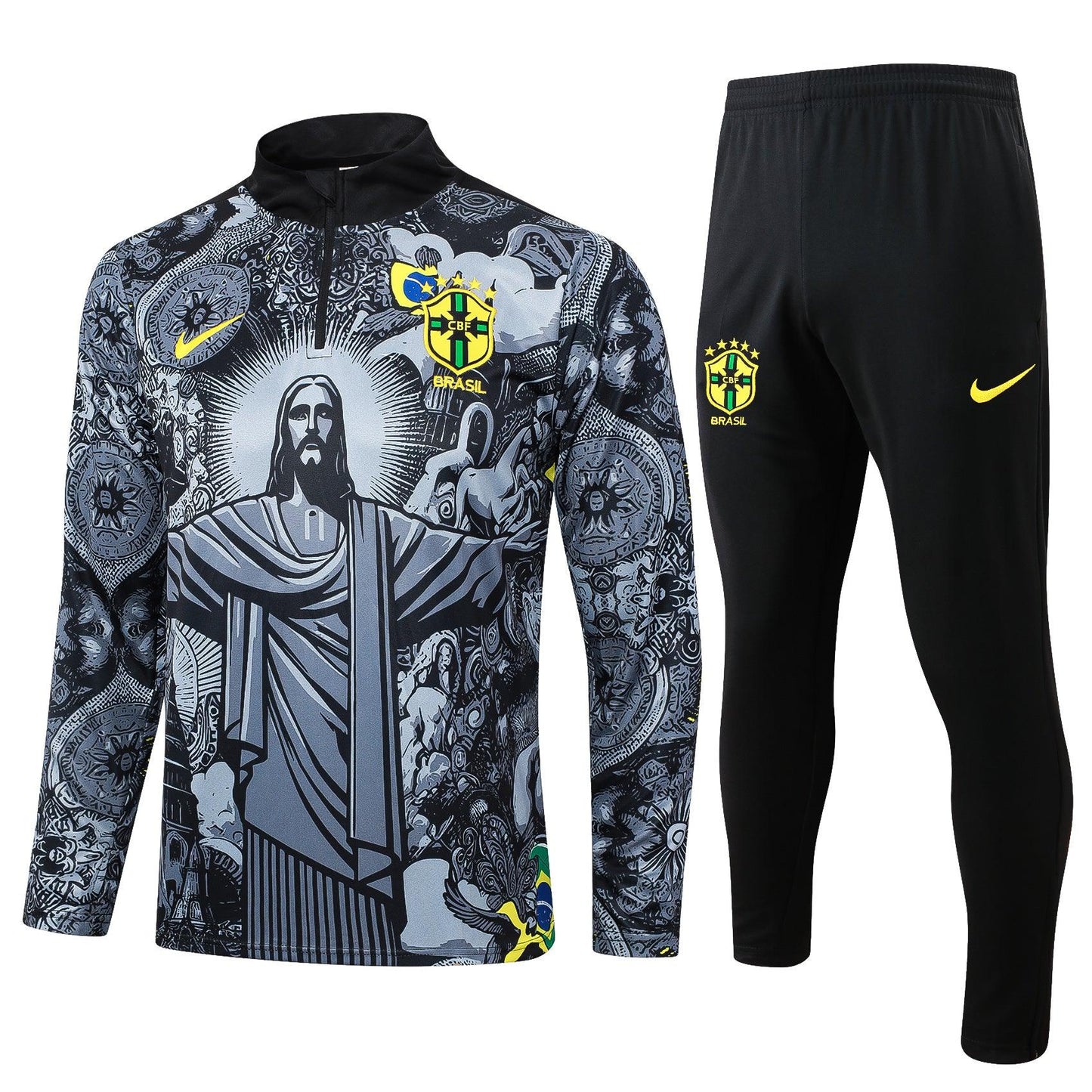 Brazil Half Zip Training Wear Special - The Football Lab