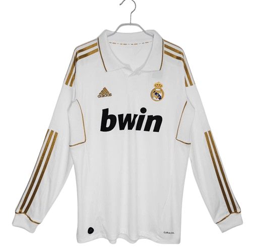 Real Madrid Home 2011/2012 Retro Long Sleeve - The Football Lab