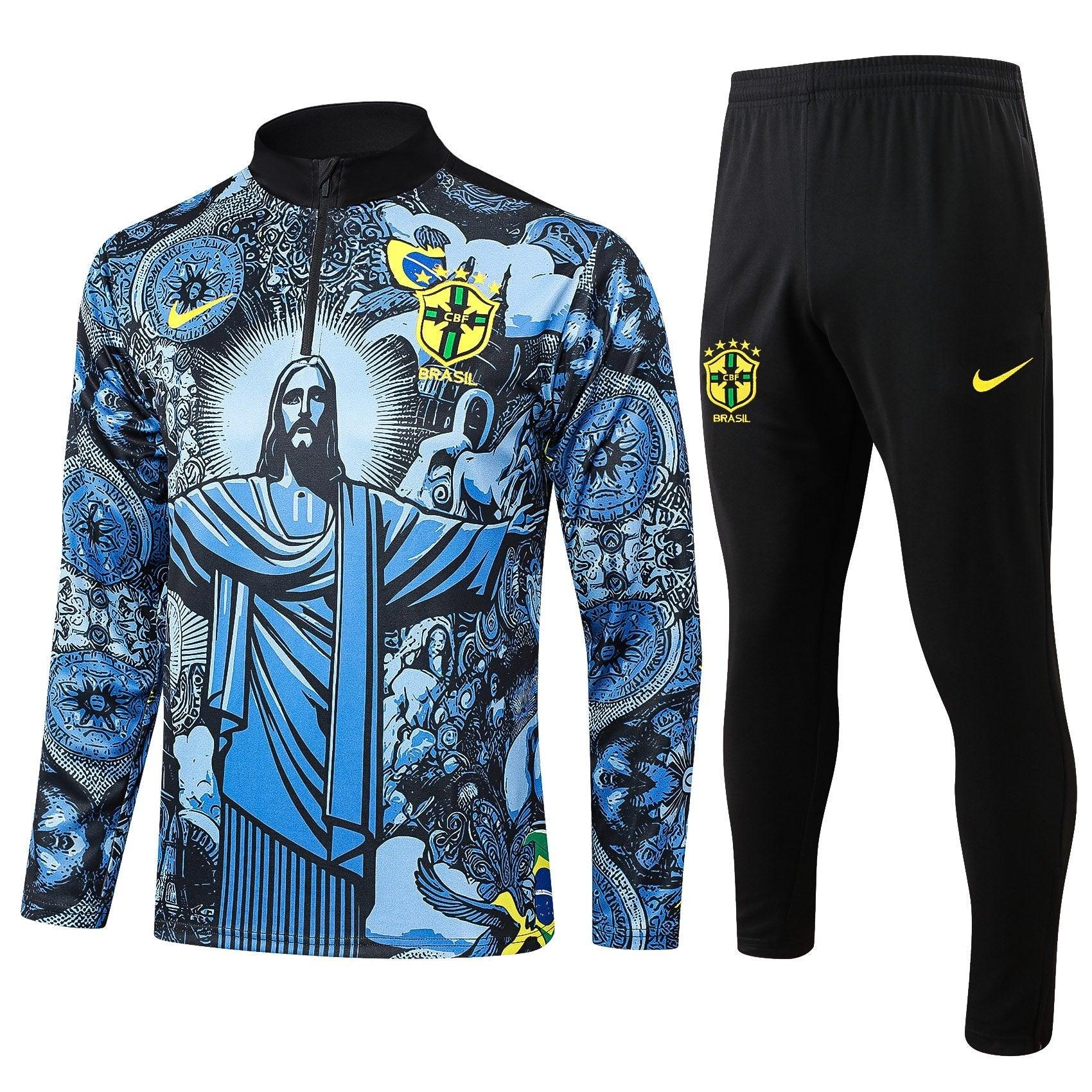 Brazil Half Zip Training Wear Special - The Football Lab