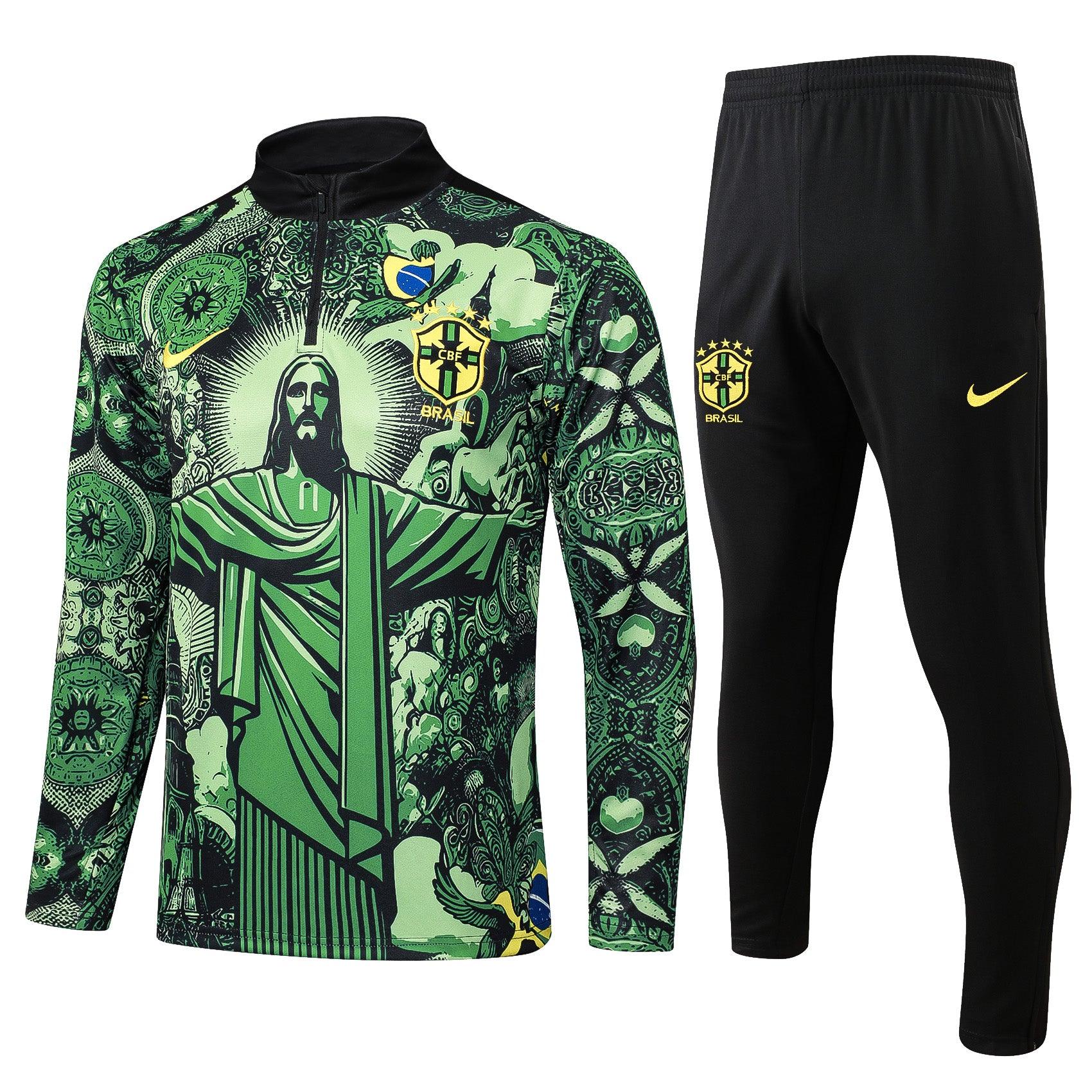 Brazil Half Zip Training Wear Special - The Football Lab