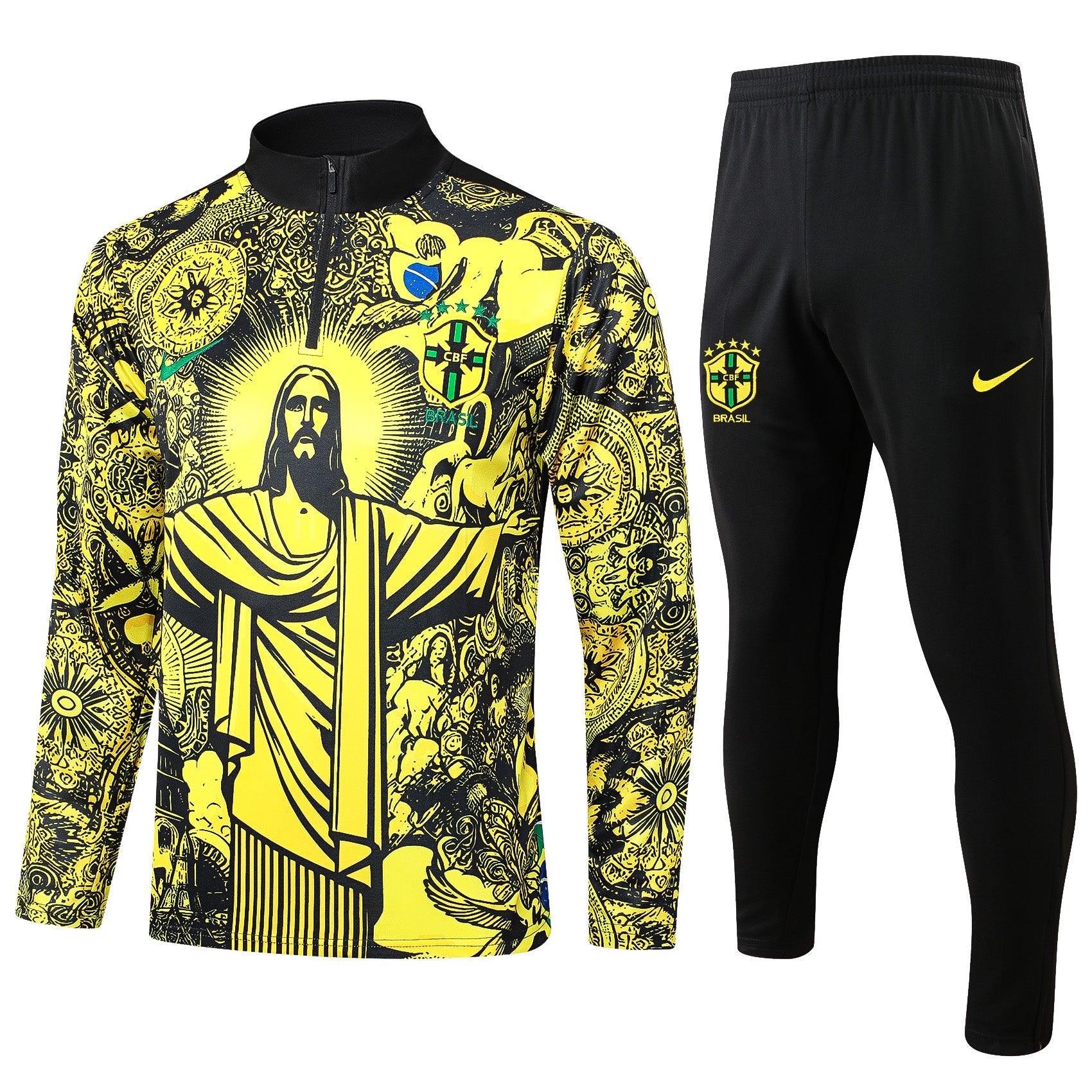 Brazil Half Zip Training Wear Special - The Football Lab