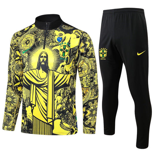 Brazil Half Zip Training Wear Special - The Football Lab