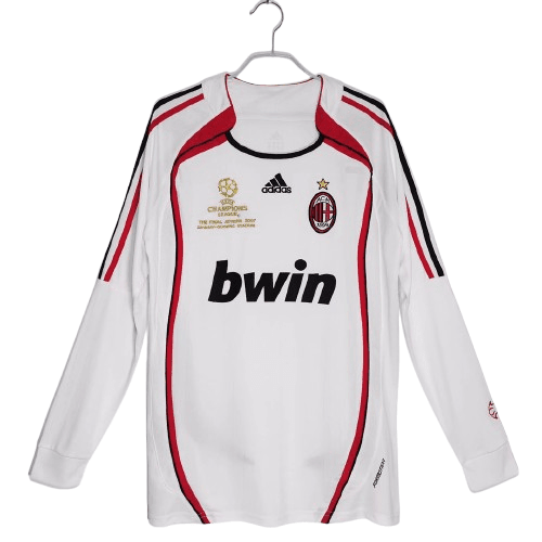 AC Milan Away 2006/2007 Retro Long Sleeve UCL - The Football Lab