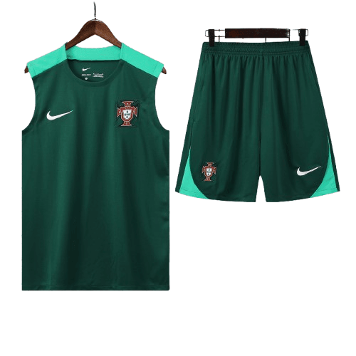 Portugal Vest Training Wear Green - The Football Lab