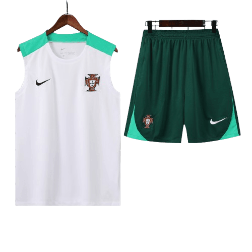 Portugal Vest Training Wear White - The Football Lab